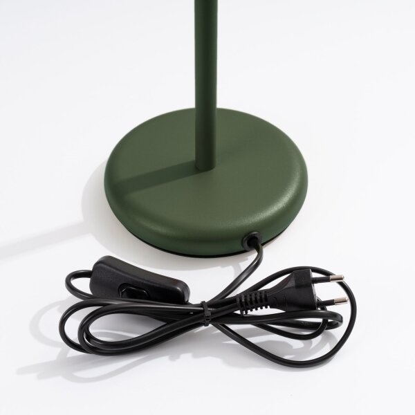 Schreibtischlampe Modern 43 cm hoch Grün GU10 schwenkbar BERTA