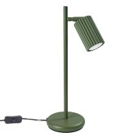 Schreibtischlampe Modern 43 cm hoch Grün GU10...
