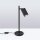 Schreibtischleuchte Schwarz H: 43 cm schwenkbar Aluminium GU10