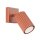 Wandspot GU10 B: 8 cm klein Rot schwenkbar Modern Aluminium