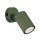 Wandspot Modern GU10 B: 8 cm klein schwenkbar Grün Aluminium