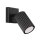 Wandleuchte Schwarz GU10 Modern B: 8 cm klein schwenkbar