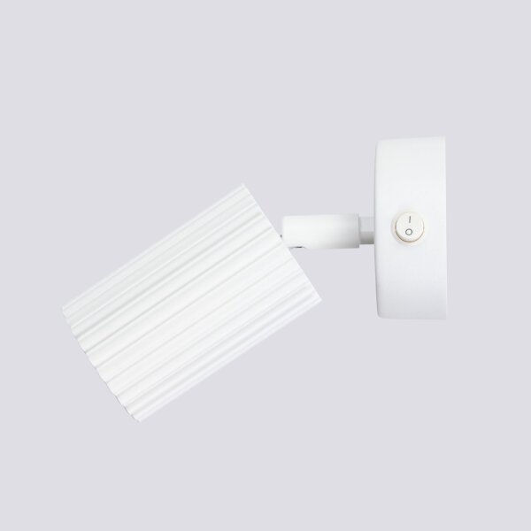 Spot Lampe Weiß GU10 B: 8 cm klein Aluminium schwenkbar