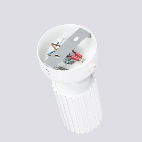 Spot Lampe Weiß GU10 B: 8 cm klein Aluminium schwenkbar