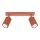 Deckenspot Rot verstellbar GU10 2 flammig L:30 cm