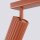 Deckenspot Rot verstellbar GU10 2 flammig L:30 cm