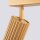 Deckenlampe 4-flammig 81 cm lang GU10 in Gold aus Aluminium
