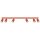Deckenstrahler 6-flammig Rot GU10 117 cm lang groß Aluminium
