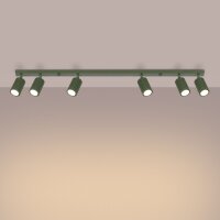 Deckenlampe Modern 117 cm lang GU10 6-flammig schwenkbar...