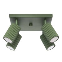 Deckenspot Aluminium GU10 Grün B:25 cm verstellbar