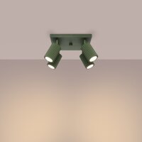 Deckenspot Aluminium GU10 Grün B:25 cm verstellbar
