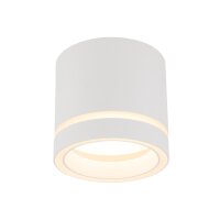 Deckenspot Weiß rund Ø 8,5 cm klein Aufputz