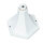 Garten Stehlampe Weiß H:1,05m E37 Laterne PARIS