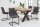 Freischwinger ohne Armlehne Stoff Metall in Grau Schwarz