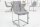 Freischwinger ohne Armlehne Stoff Metall in Grau Schwarz