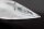 Dekoschale Metall Blatt Design 60 cm lang in Silber