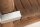 Schwingstuhl mit Armlehne Stoff Edelstahl Braun Chrom