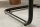 Freischwinger Stuhl Grau Schwarz Stoff Eisen Modern