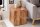 Beistelltisch Mangoholz massiv B: 40 cm mit Rollen vielseitig