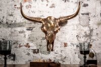 Wanddeko Schädel Stier aus Metall Handarbeit in...