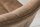 Freischwinger Stuhl Beige Schwarz aus Stoff Metall