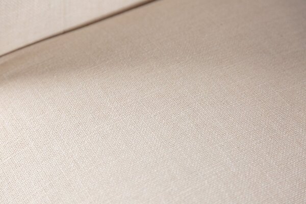 Esszimmerstuhl Beige Stoff Holz ohne Armlehne Chesterfield