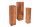 Dekosäule 3er Set Podest Holz massiv 60 + 70 + 80 cm