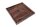 Tablett 50 cm Sheesham Holz massiv Braun Grau quadratisch