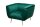 Sessel Samt Bezug Grün Gold 105 cm breit Retro Design