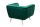 Sessel Samt Bezug Grün Gold 105 cm breit Retro Design