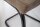 Freischwinger Stuhl Taupe Schwarz Stoff Eisen Modern