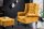 Ohrensessel Chesterfield Samt Holz Gelb Braun B: 85 cm RODRA