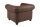 Sessel Chesterfield Braun antik B: 110 cm aus Stoff Holz