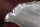 Dekoschale Metall L: 64 cm in Silber Blatt Design Handarbeit