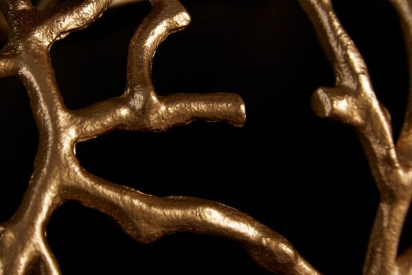 Kerzenständer für Stumpenkerzen 60 cm Handarbeit in Gold