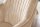 Drehstuhl Samt Holz ohne Rollen Creme Beige Natur
