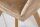 Drehstuhl Samt Holz ohne Rollen Creme Beige Natur