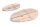 Tablett 2er Set Sheesham Holz massiv Handarbeit