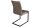 Freischwinger Stuhl Taupe Schwarz Stoff Metall SALEM