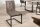 Freischwinger Stuhl Taupe Schwarz Stoff Metall SALEM