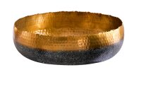 Dekoschale Handarbeit Ø 52 cm rund Hammerschlag...