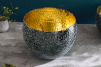 Dekoschale Handarbeit Ø 28 cm klein Hammerschlag...