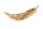 Deko Schale in Gold 62 cm lang aus Metall Handarbeit