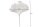 Garderobenhaken Metall Handarbeit in Gold Ginko Design
