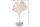 Dekostatue Metall Asiatisch 34cm Gold Ginko Design Handarbeit