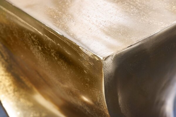 Podest Metall in Gold H: 45 cm Handarbeit VENICE