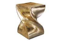 Podest Metall in Gold H: 45 cm Handarbeit VENICE