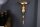 Schweberegal Metall in Gold 60 cm hoch Handarbeit Barock