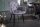Esszimmerstuhl Grau Schwarz Samt Metall Chesterfield
