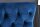 Barhocker Samt Edelstahl in Blau Silber Chesterfield